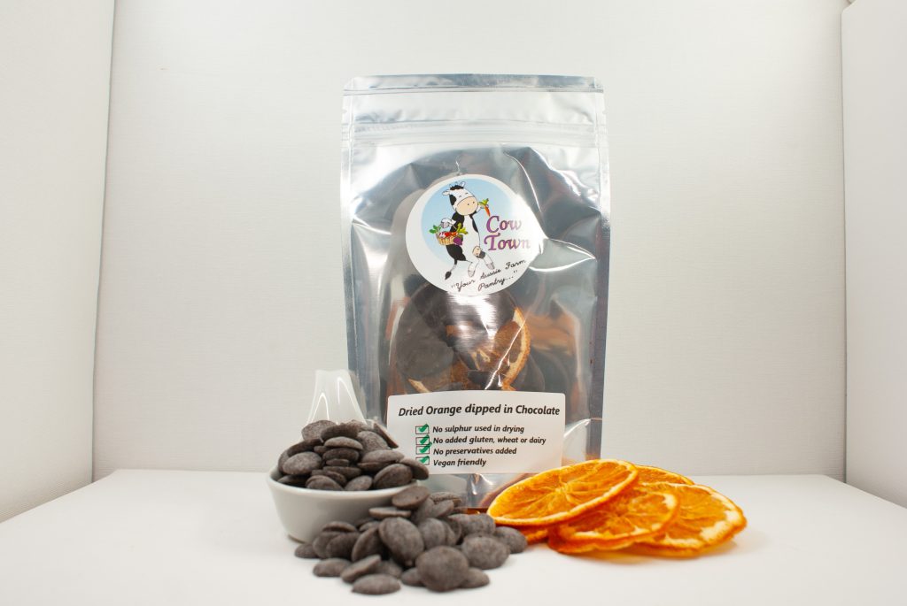 Dried Orange dipped in Dark Chocolate